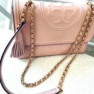 Tory Burch Blush Fleming Crossbody